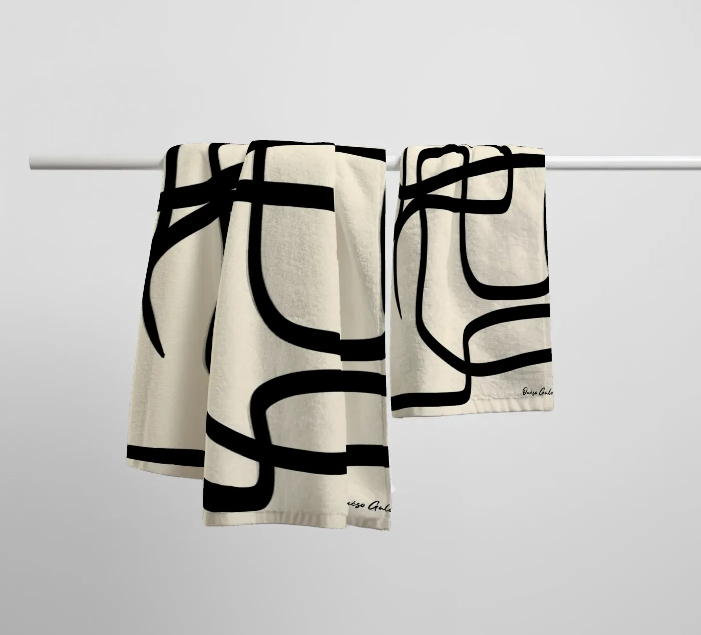 Radiant Patchwork towel by Mike Leymi