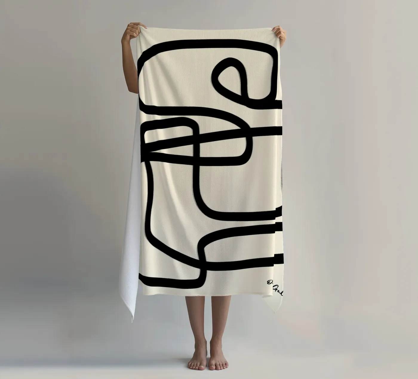 Radiant Patchwork Strandtuch von Mike Leymi