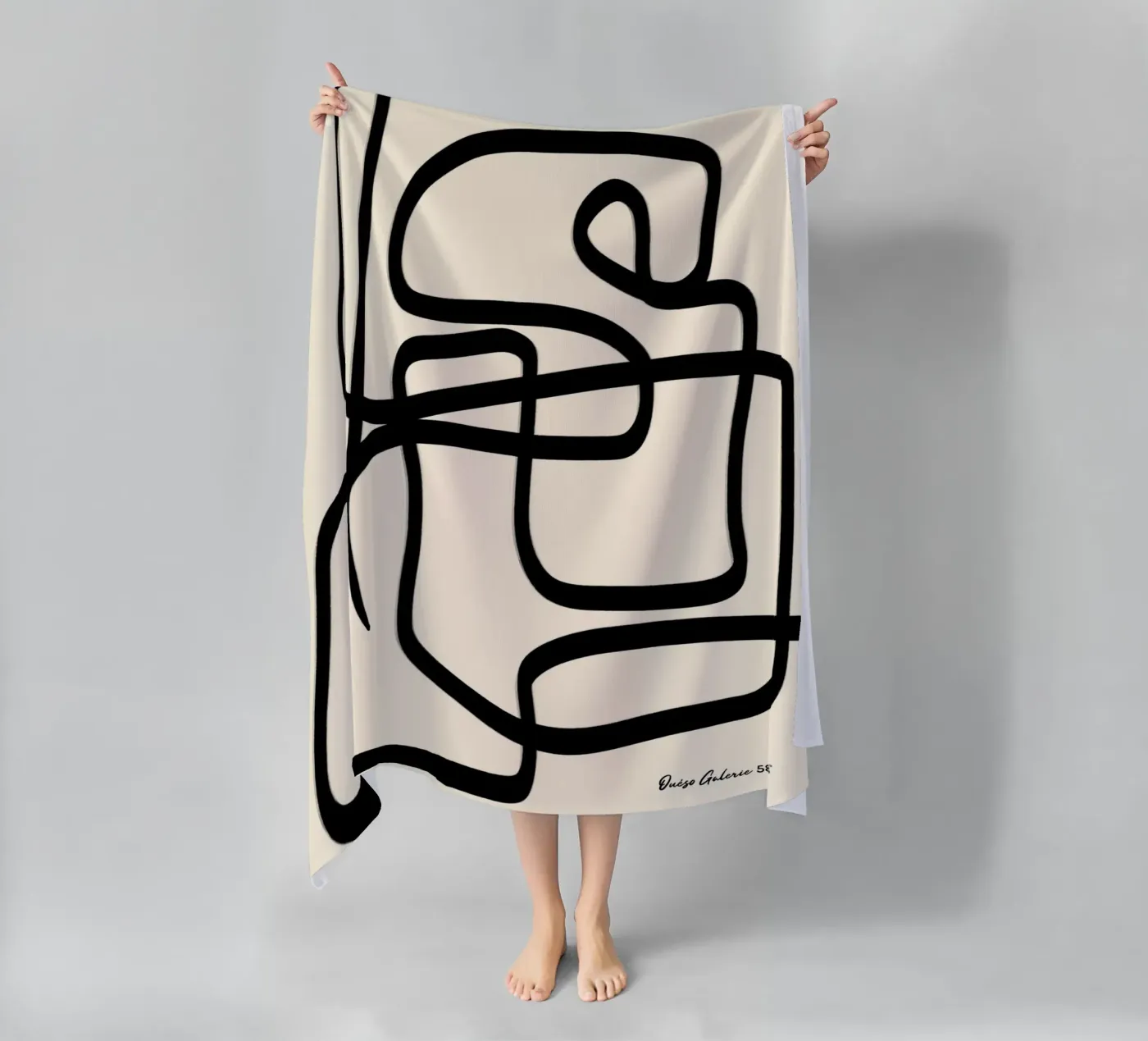 Radiant Patchwork Strandtuch von Mike Leymi