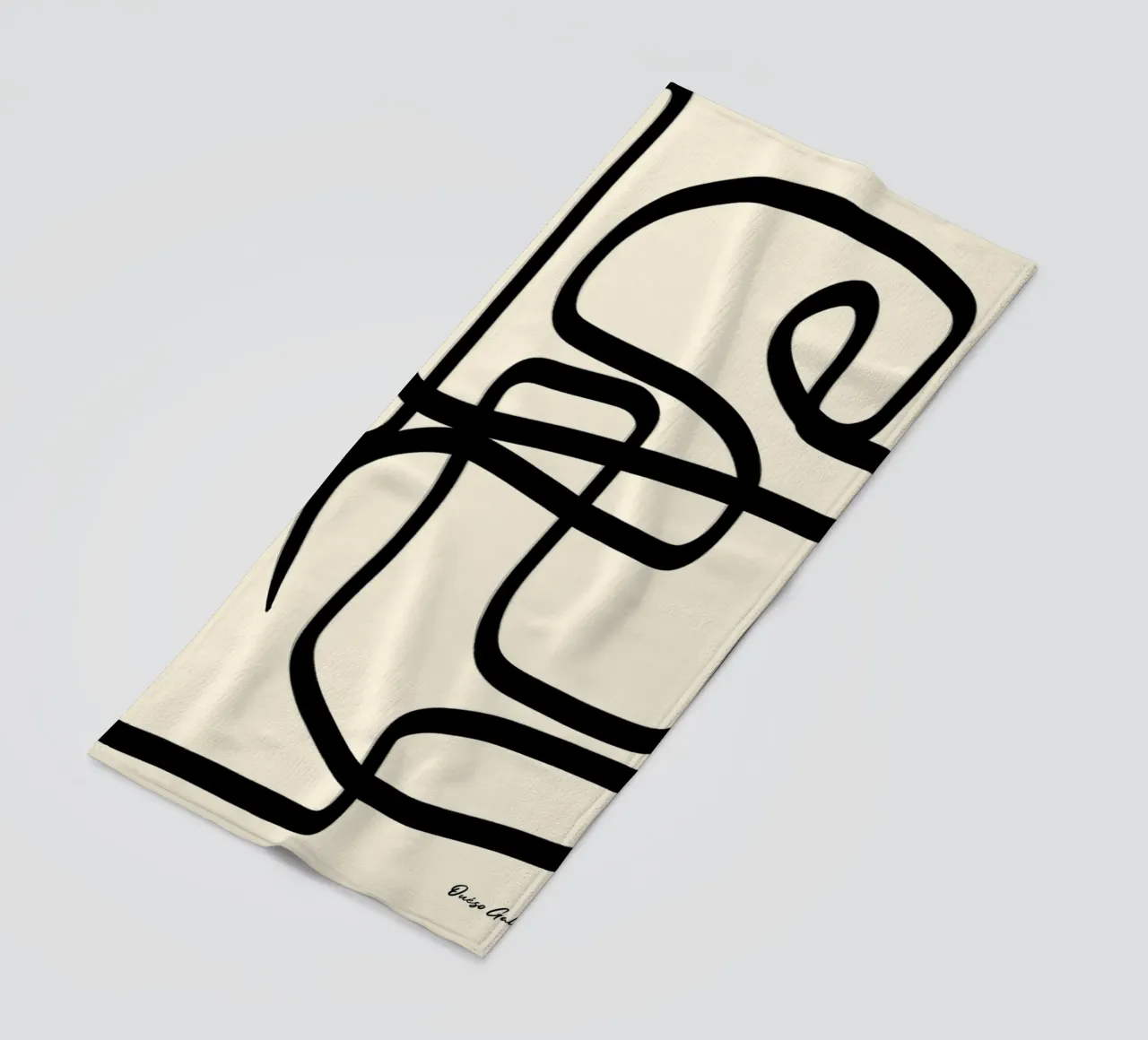 Radiant Patchwork beach towel by Mike Leymi