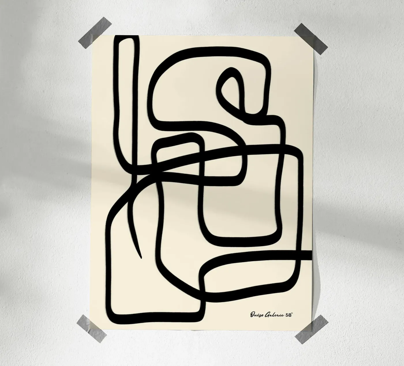 Radiant Patchwork poster van Mike Leymi