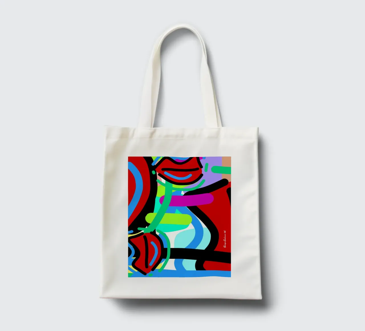 Endless Forms borsa in juta da Mike Leymi