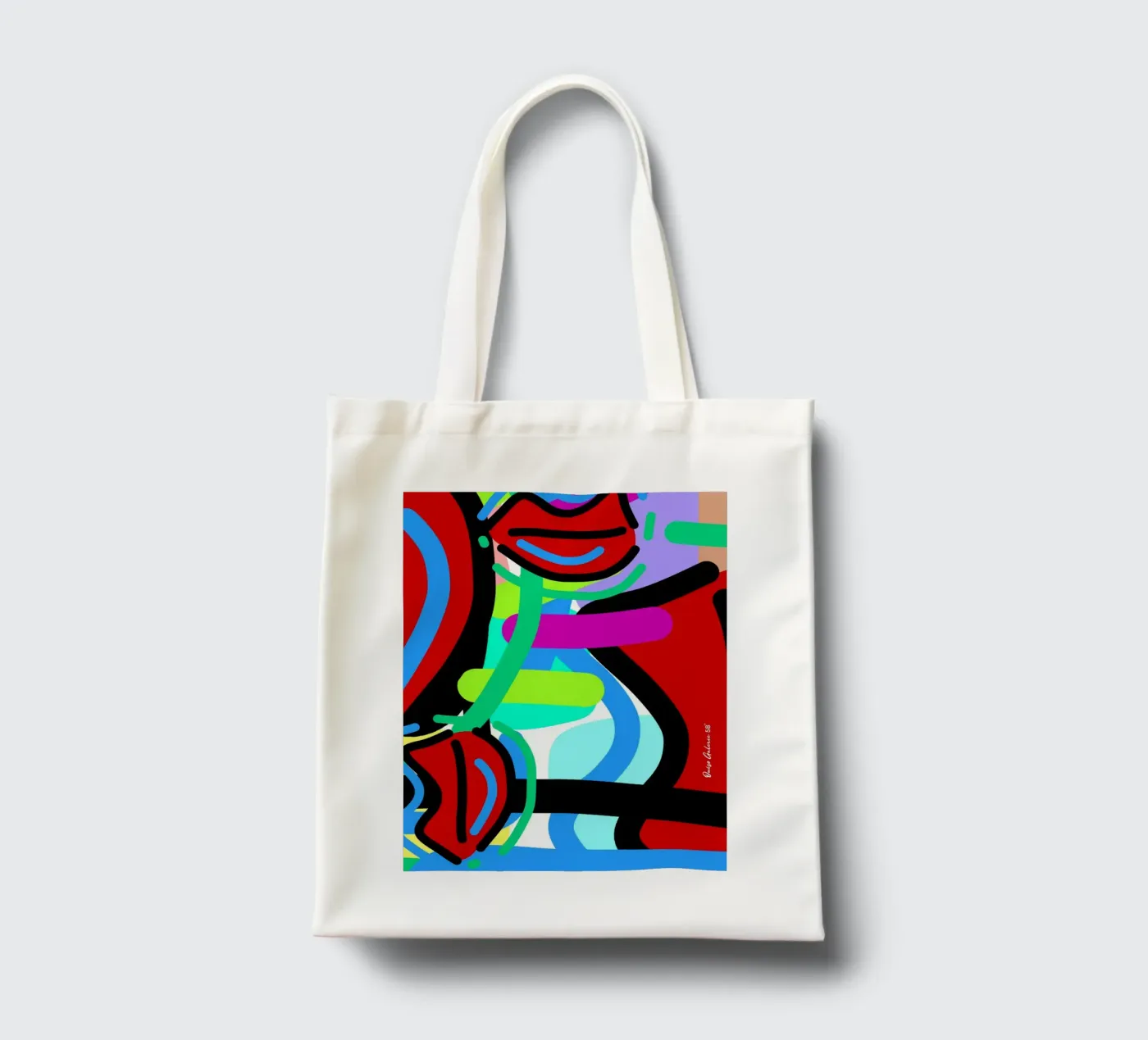 Endless Forms borsa in juta da Mike Leymi