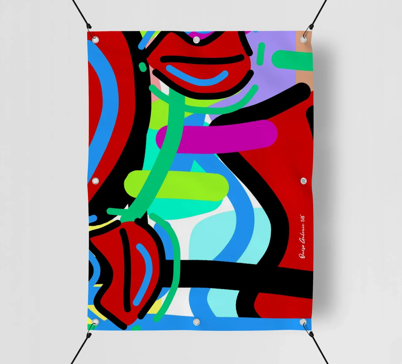 Endless Forms telo in pvc da Mike Leymi