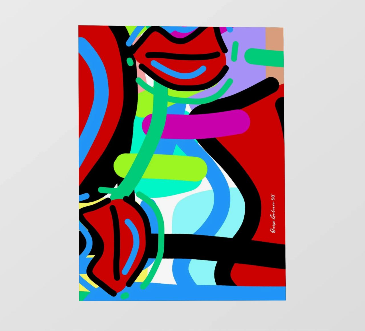 Endless Forms telo in pvc da Mike Leymi