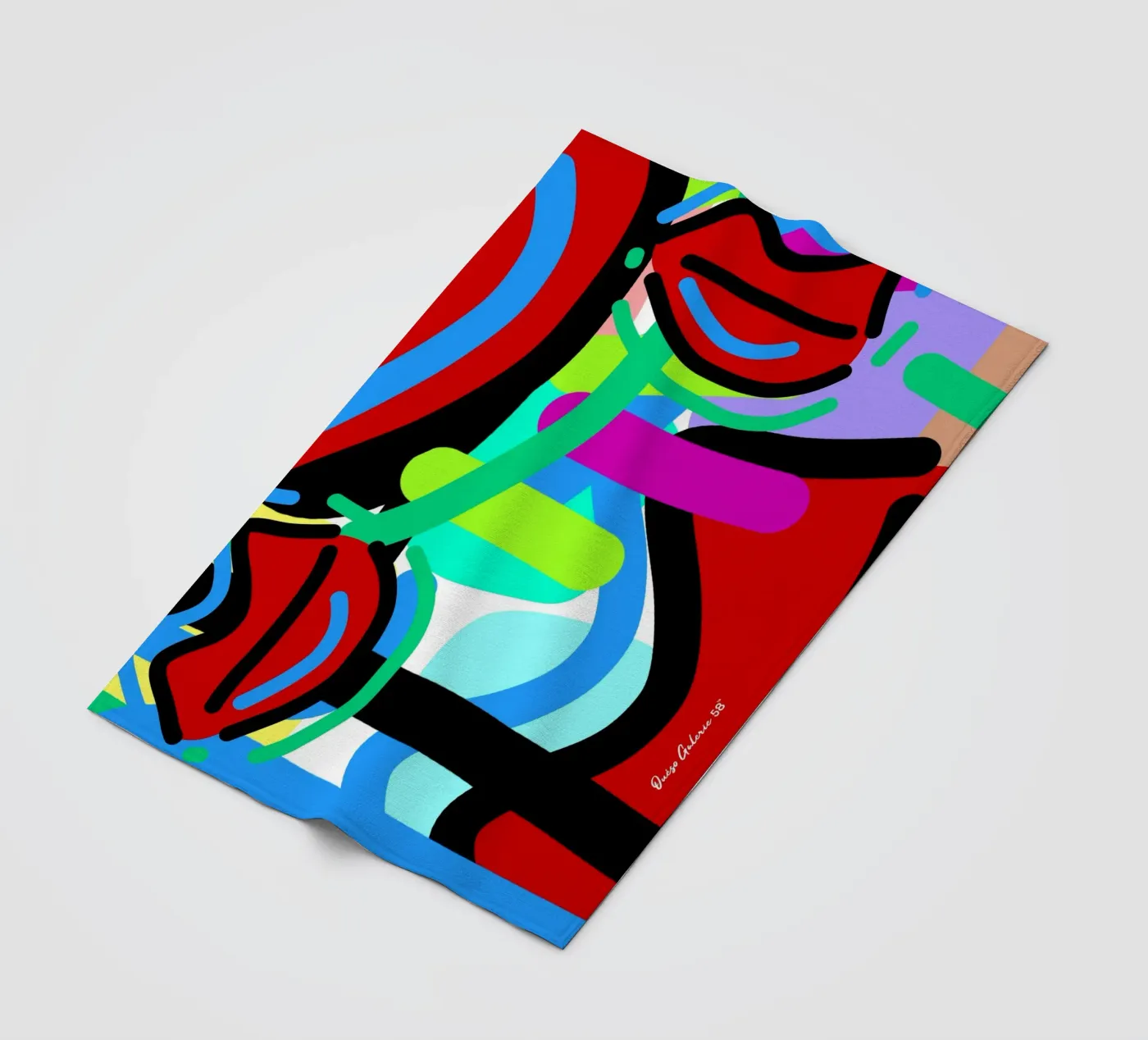 Endless Forms plaid polaire de Mike Leymi
