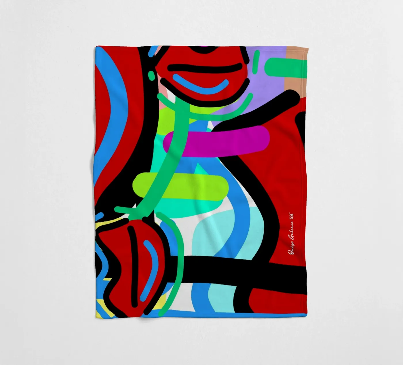 Endless Forms plaid polaire de Mike Leymi