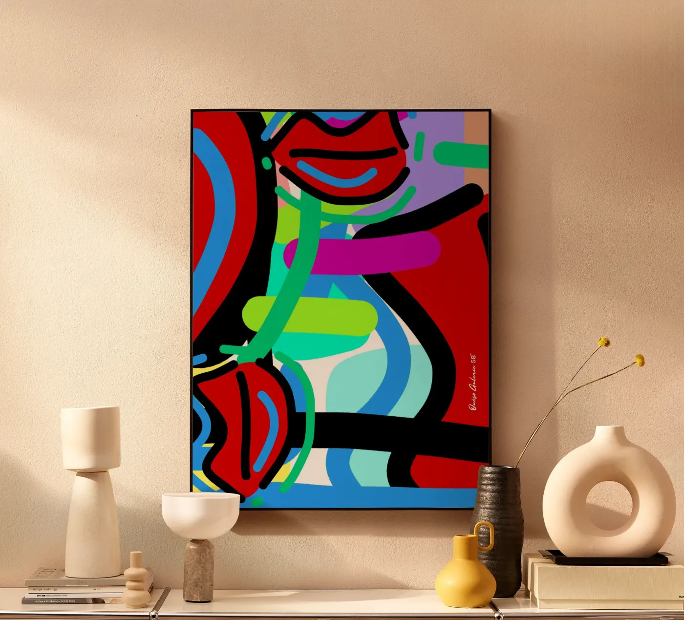 Endless Forms aluminium-dibond van Mike Leymi