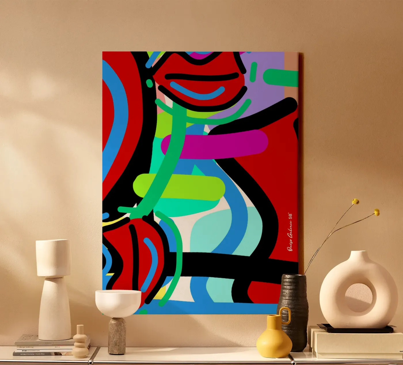 Endless Forms canvas van Mike Leymi