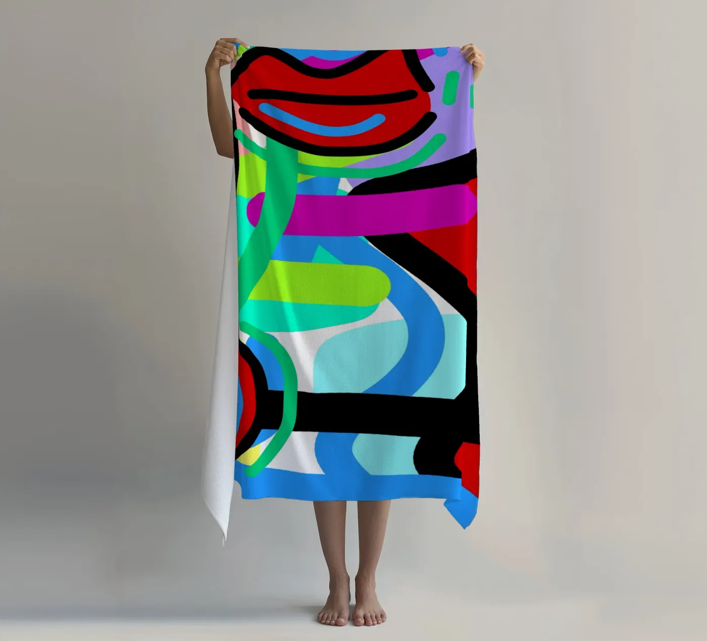 Endless Forms serviette de plage de Mike Leymi