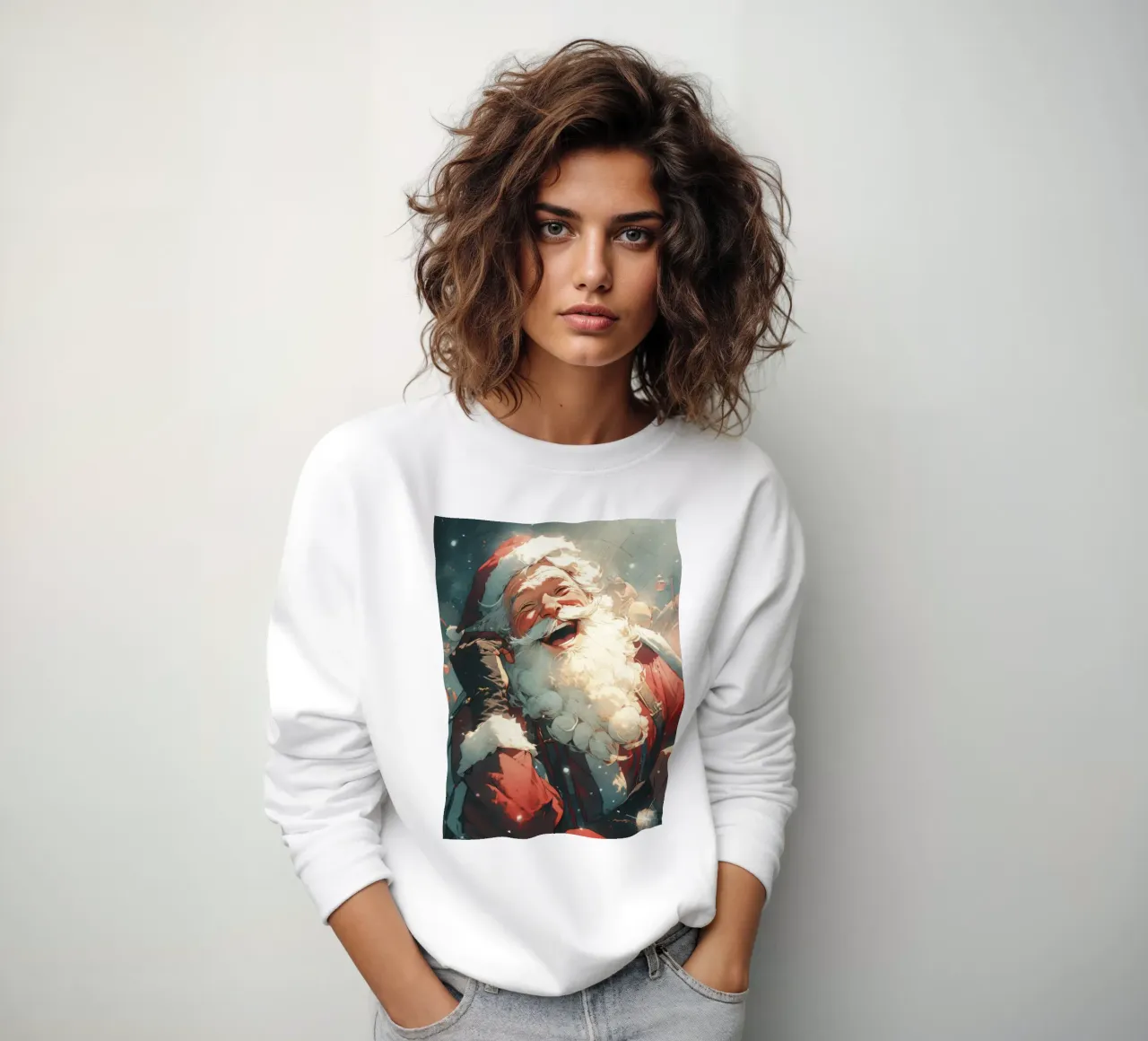 Laughing Santa felpa da treechild