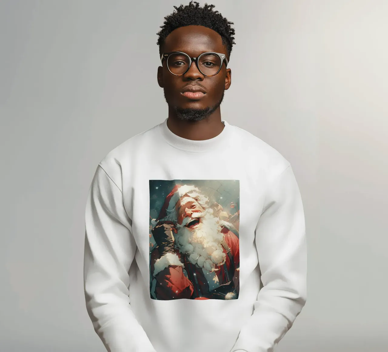 Laughing Santa felpa da treechild