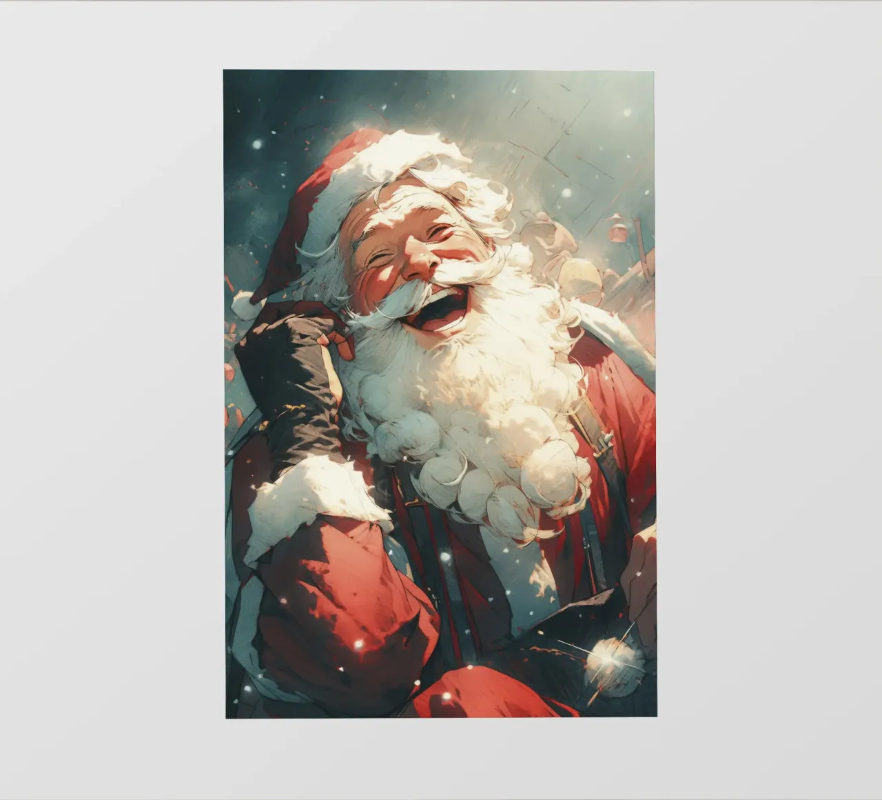 Laughing Santa telo in pvc da treechild