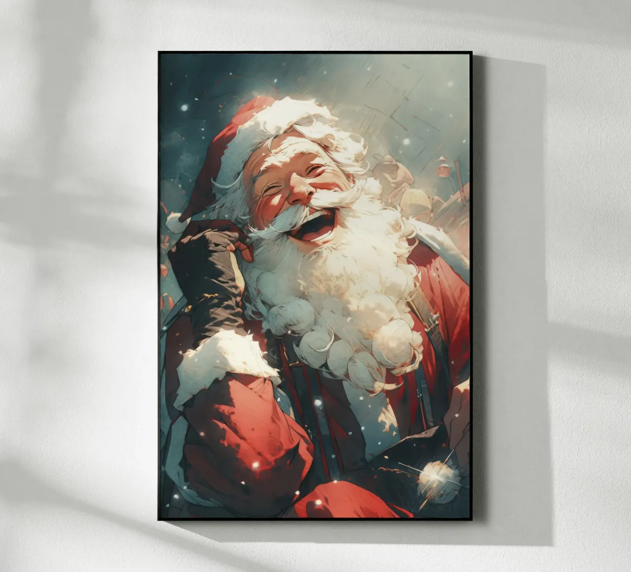 Laughing Santa plexiglass da treechild