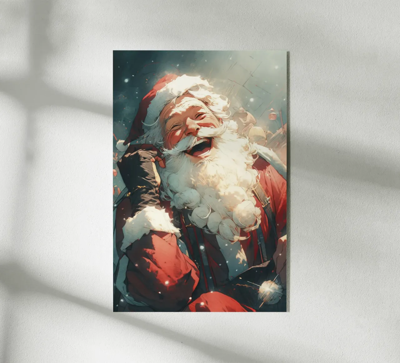 Laughing Santa plexiglass da treechild