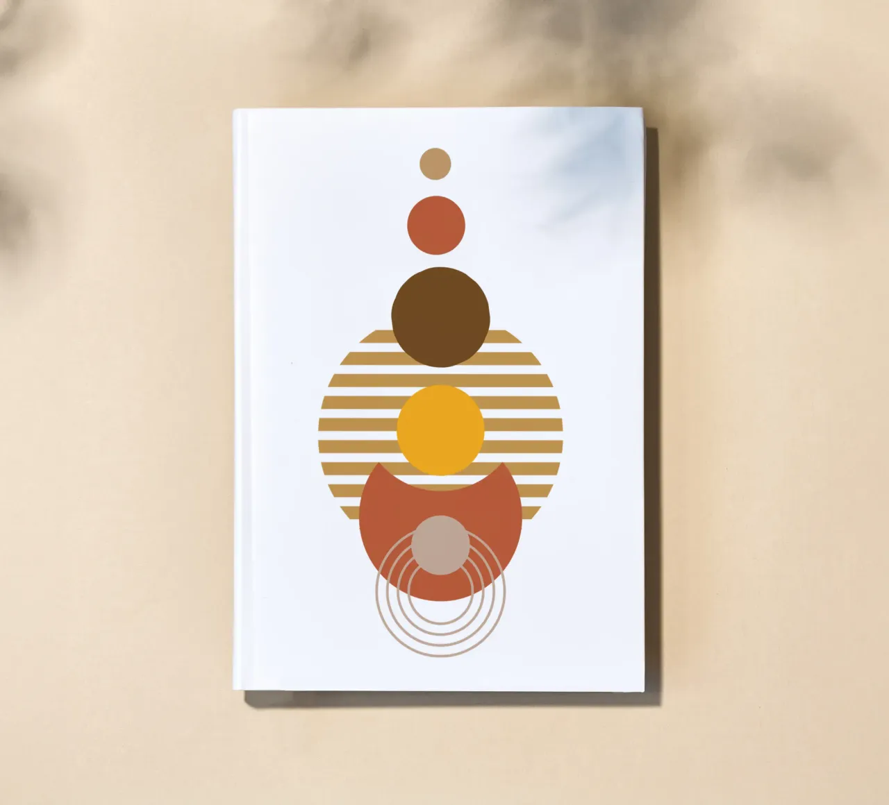 Boho Minimalist Modern Simple notebook by YSV MINIMALIST