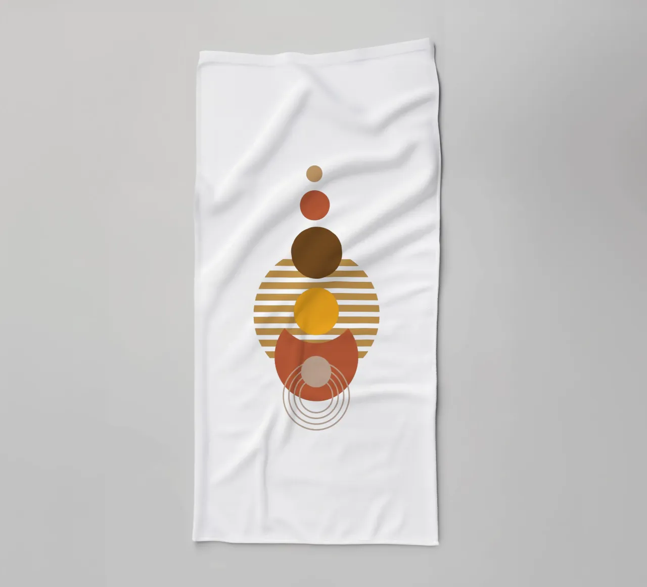 Boho Minimalist Modern Simple towel by YSV MINIMALIST