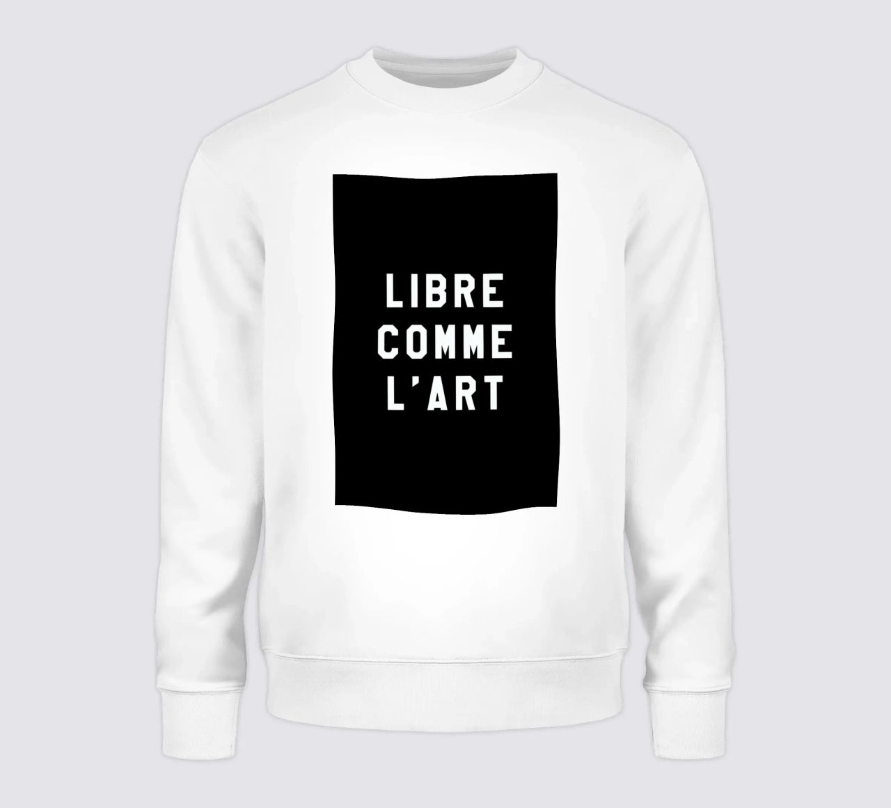 Libre Comme L'Art Black felpa da FRAICHE