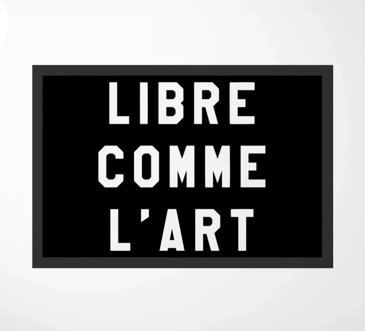 Libre Comme L'Art Black zerbino da FRAICHE