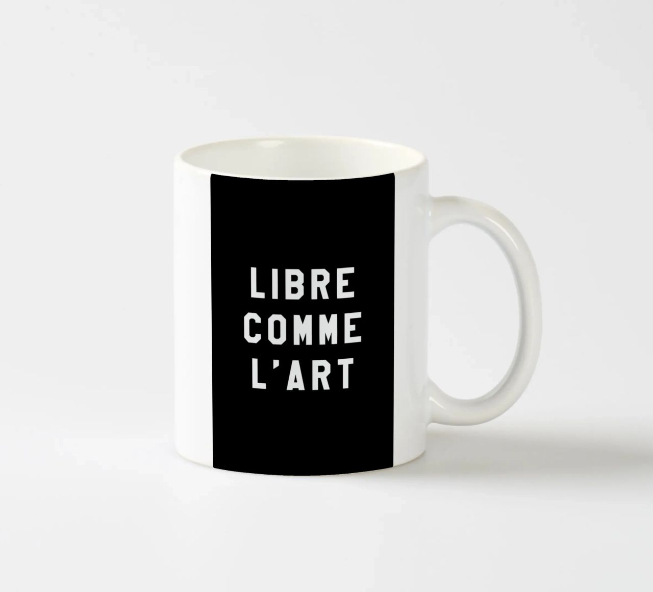 Libre Comme L'Art Black tazza in ceramica da FRAICHE