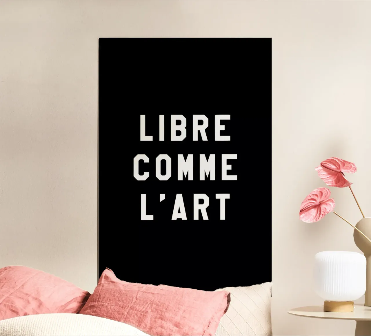 Libre Comme L'Art Black carta hahnemühle da FRAICHE