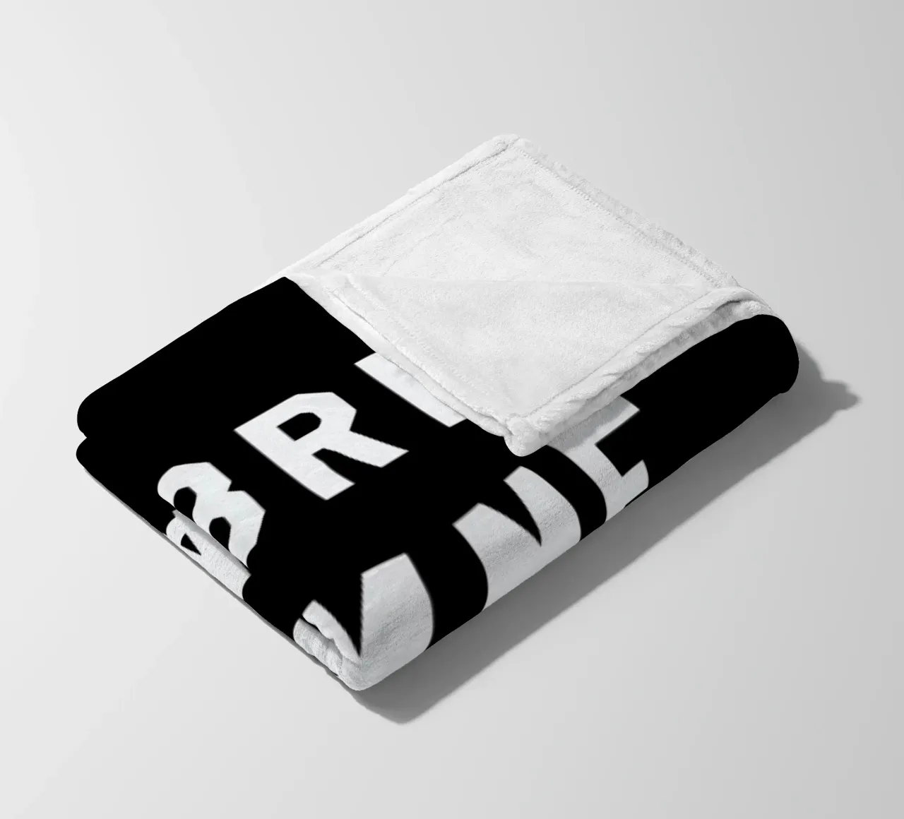 Libre Comme L'Art Black coperta in pile da FRAICHE