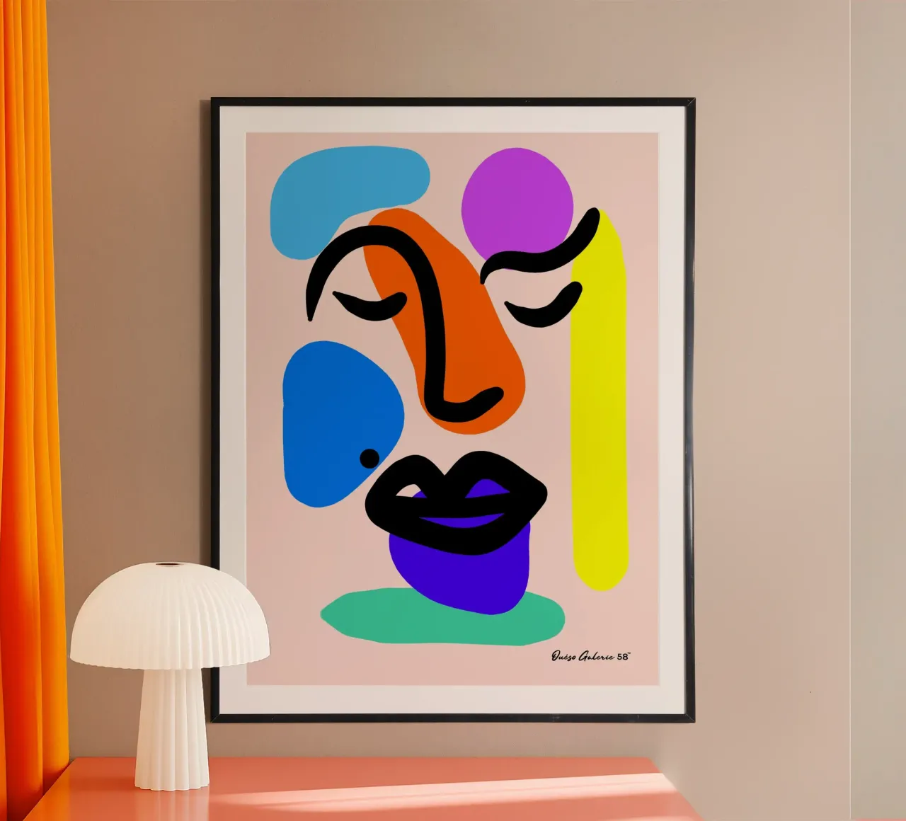 Vivid Life poster con telaio in alluminio da Mike Leymi