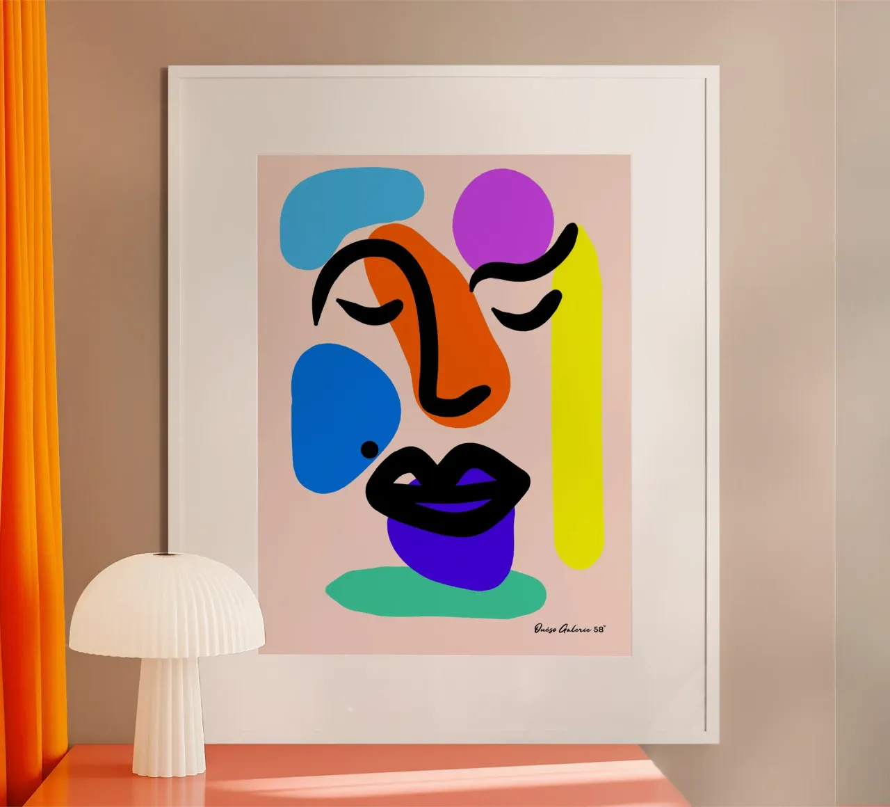 Vivid Life poster con telaio in alluminio da Mike Leymi