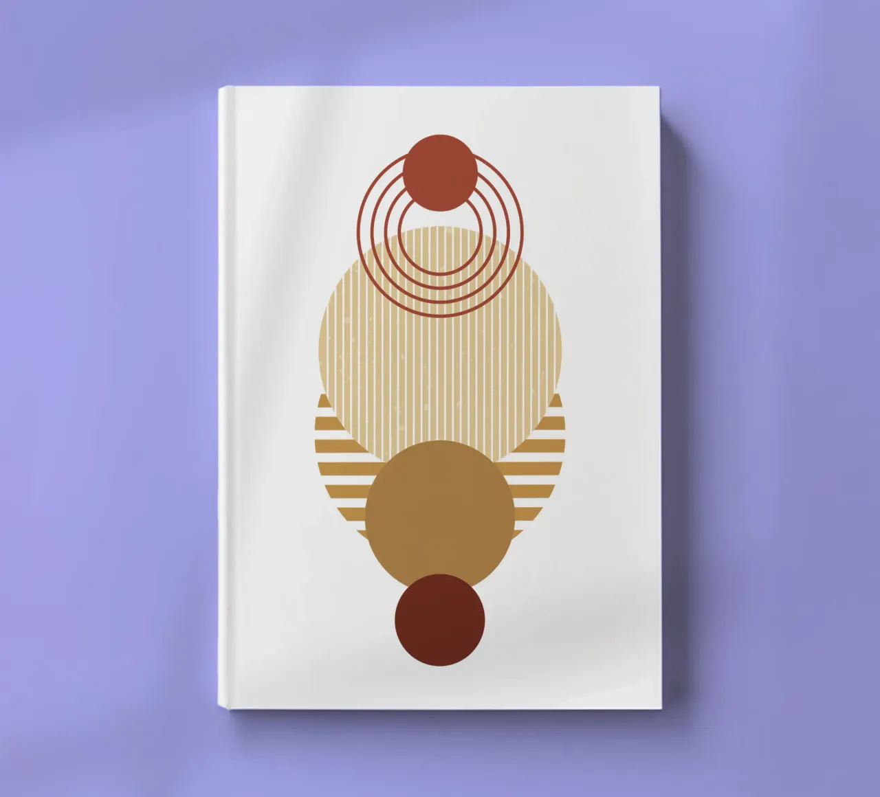 Boho Minimalist Modern Simple notebook by YSV MINIMALIST