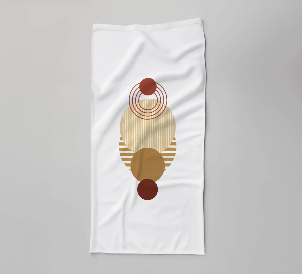 Boho Minimalist Modern Simple towel by YSV MINIMALIST
