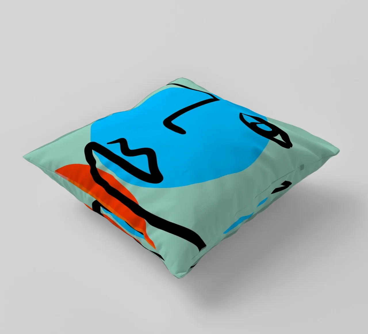 Shifting Shapes cuscino da Mike Leymi