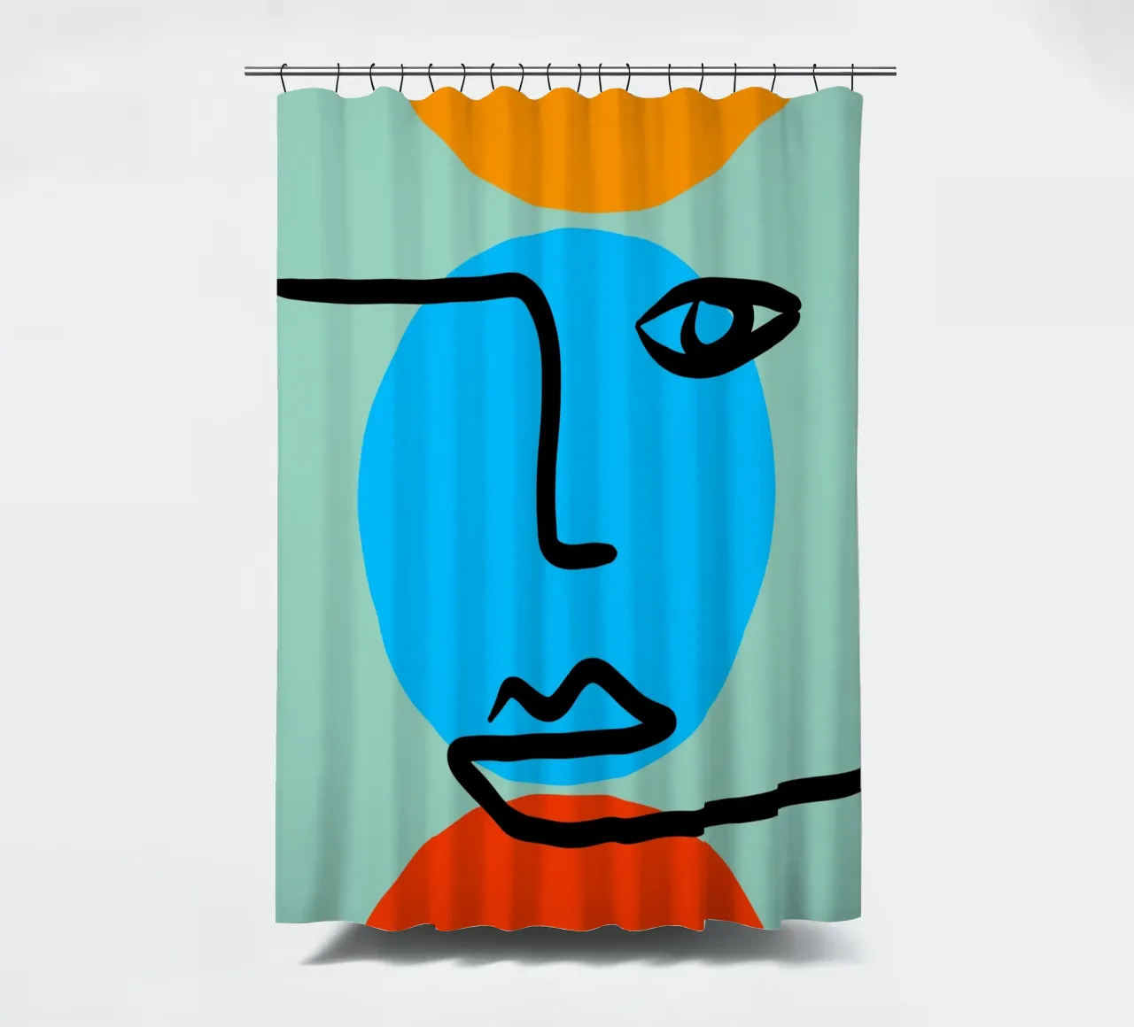 Shifting Shapes tenda da doccia da Mike Leymi