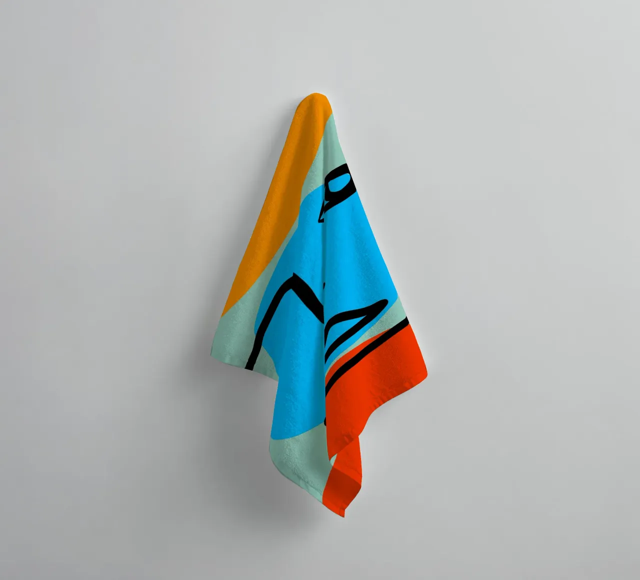 Shifting Shapes asciugamano da bagno da Mike Leymi