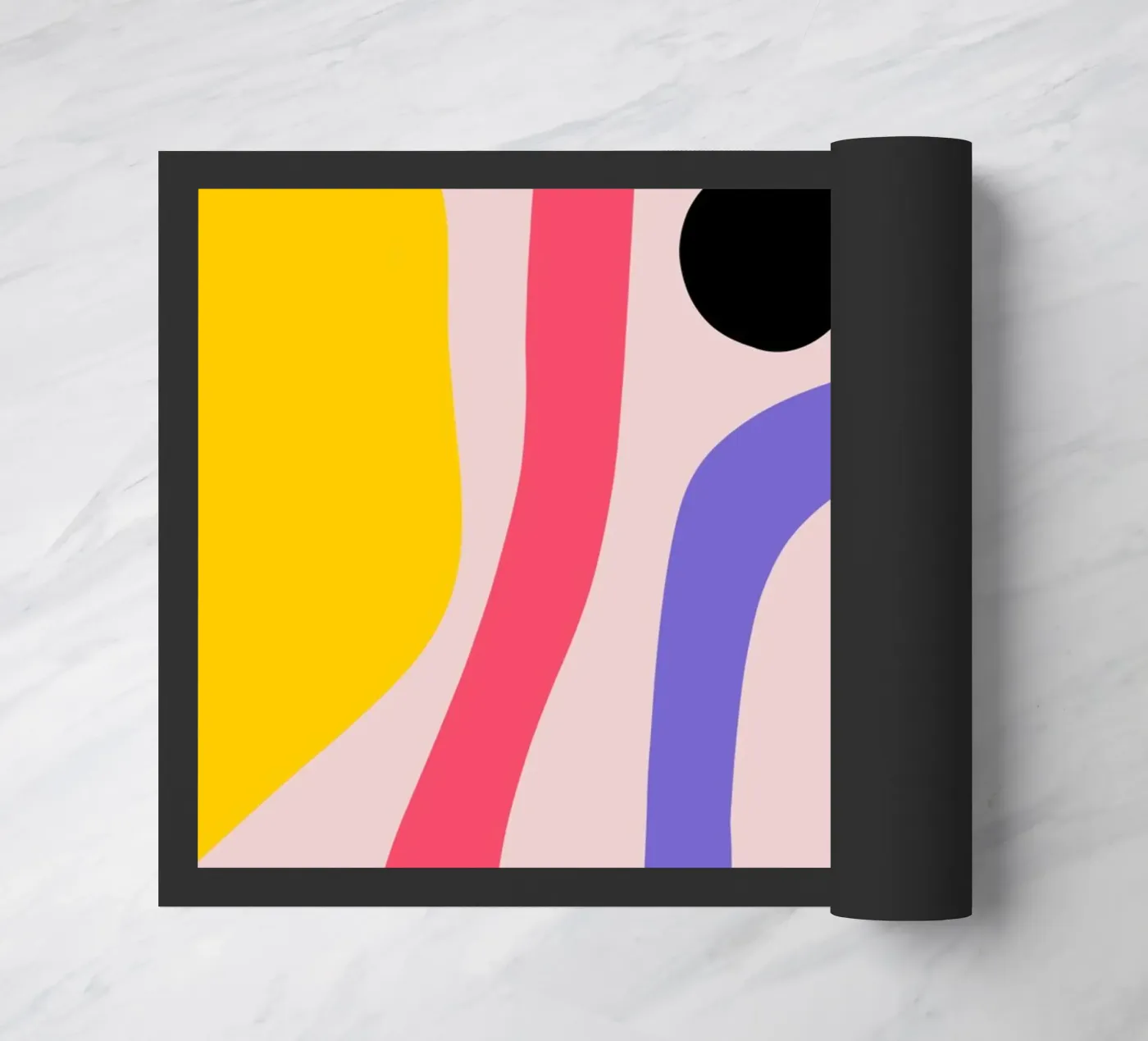 Energetic Cutouts doormat by Mike Leymi
