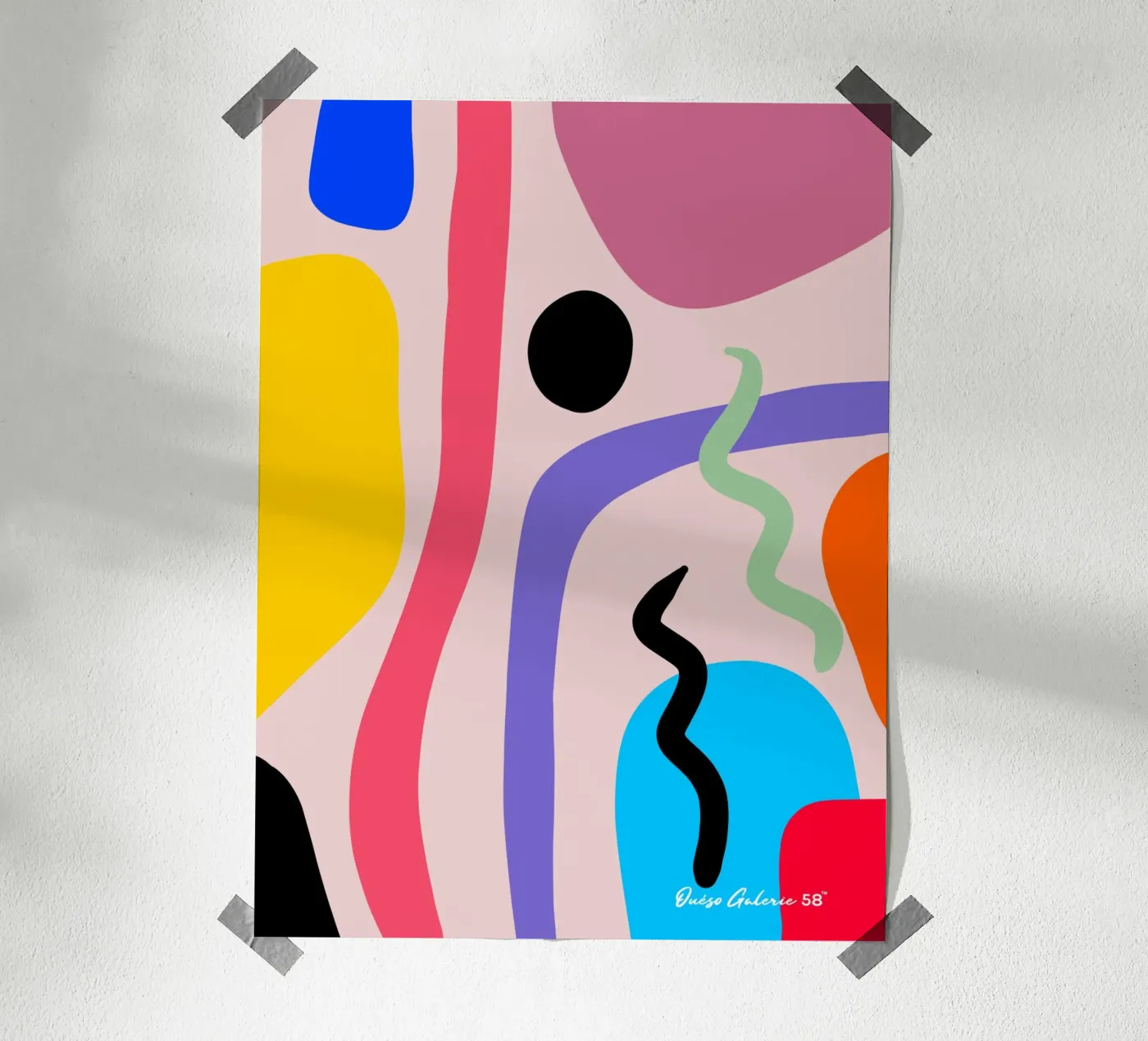 Energetic Cutouts poster da Mike Leymi