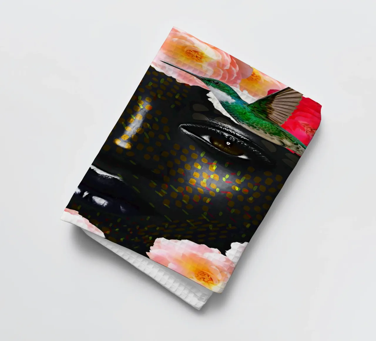 Afro Ctropica Essence tea towel by Mathudace Créas