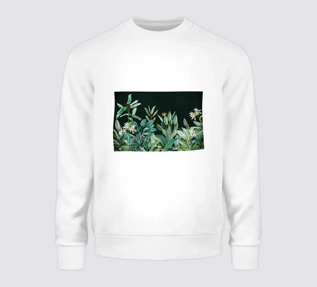 Midnight Mystic Tropical Landscape Garden sweatshirt van Vintage World - Uta Naumann