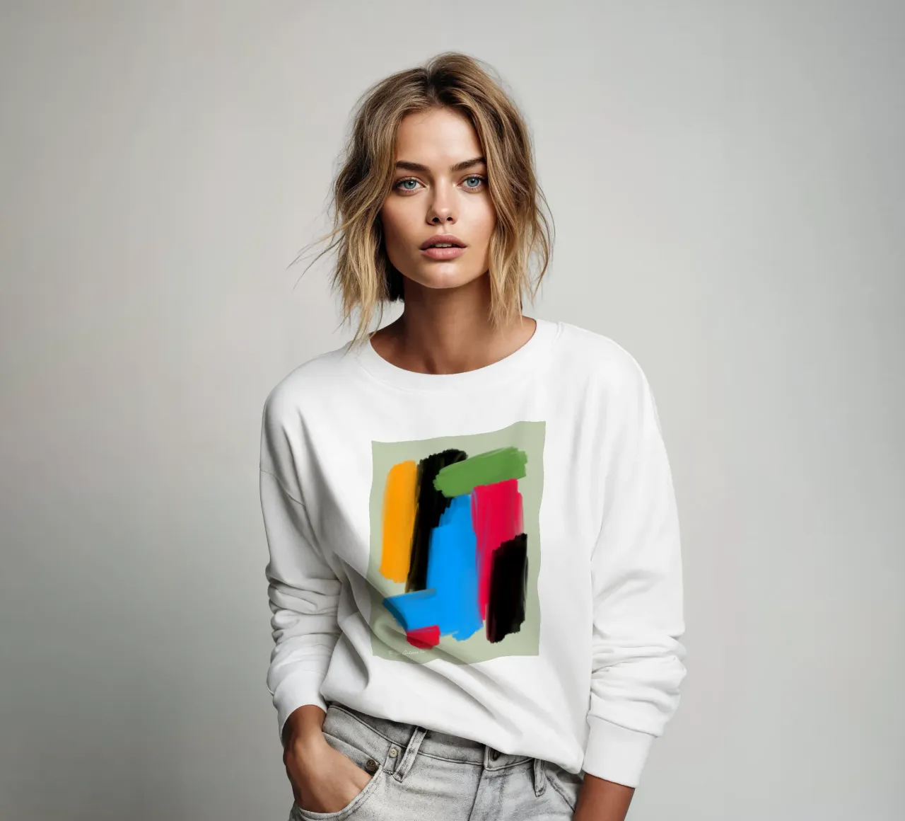 Playful Edges felpa da Mike Leymi