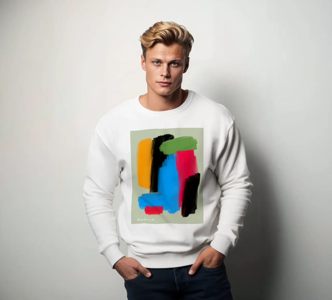 Playful Edges felpa da Mike Leymi