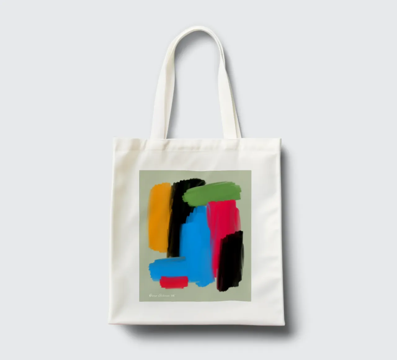 Playful Edges borsa in juta da Mike Leymi