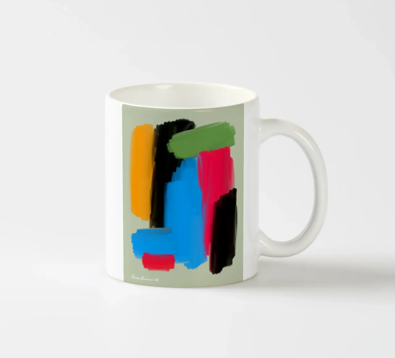 Playful Edges tazza in ceramica da Mike Leymi