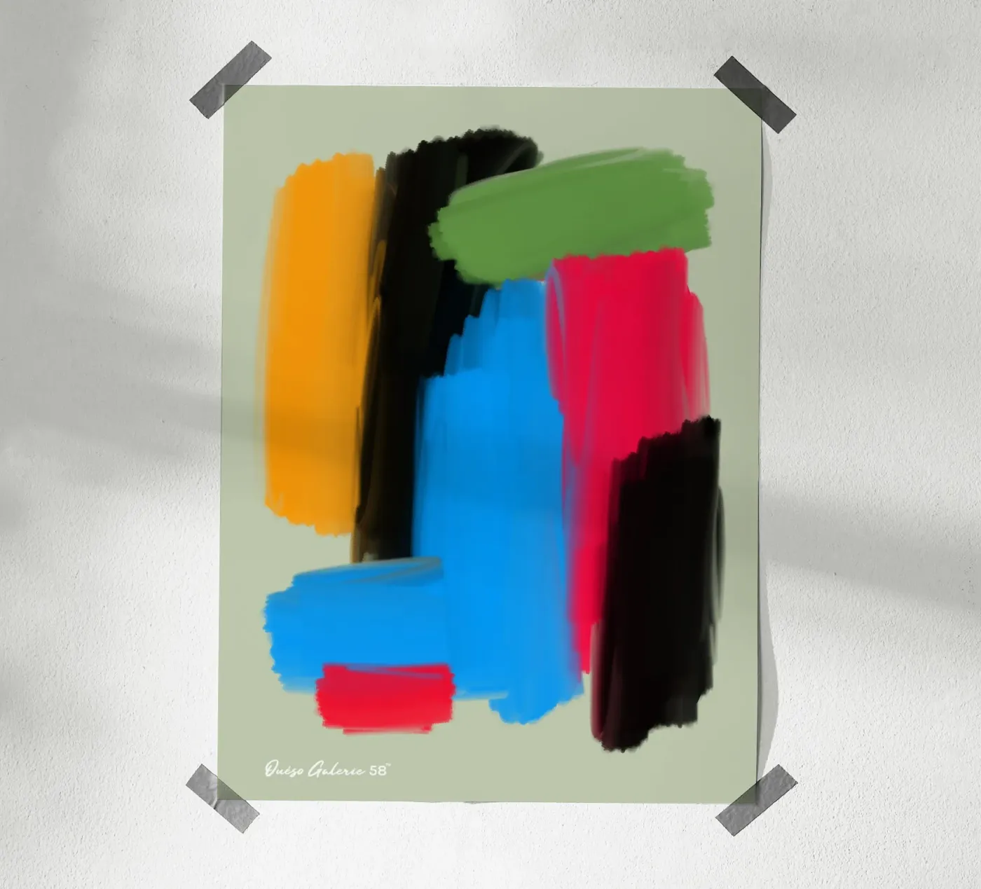 Playful Edges poster da Mike Leymi