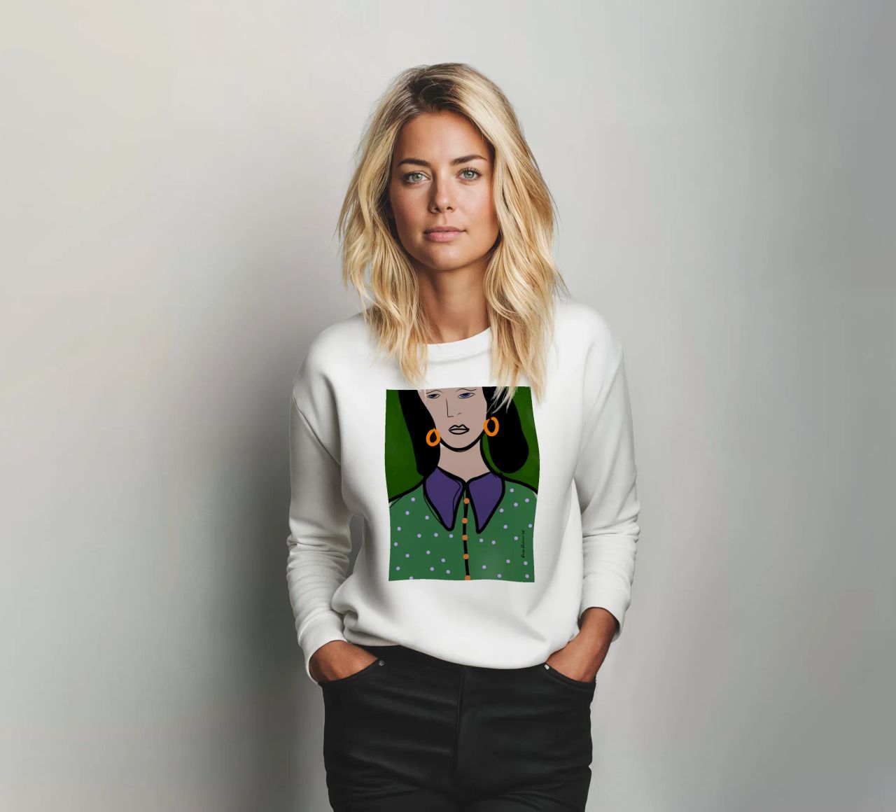 Artful Layers sudadera de Mike Leymi