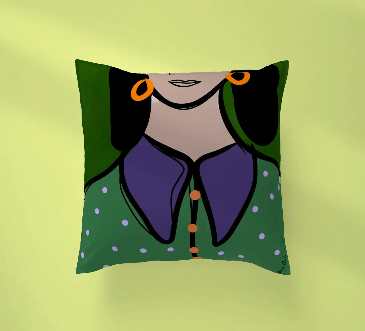 Artful Layers cuscino da Mike Leymi