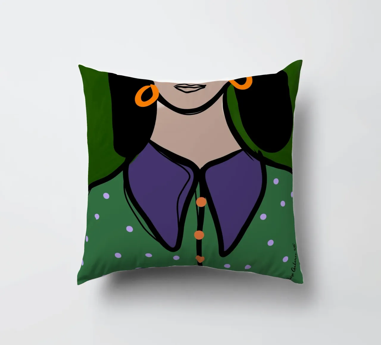 Artful Layers cuscino da Mike Leymi