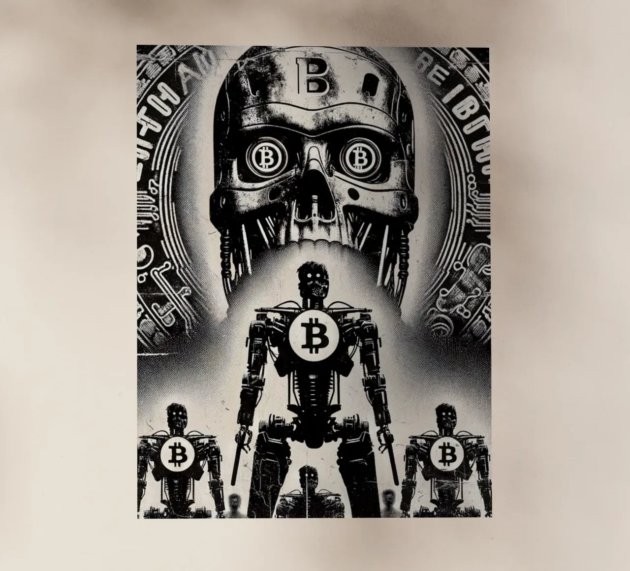 T2000_X1_BTC pellicola backlit da Crypto_Jungle