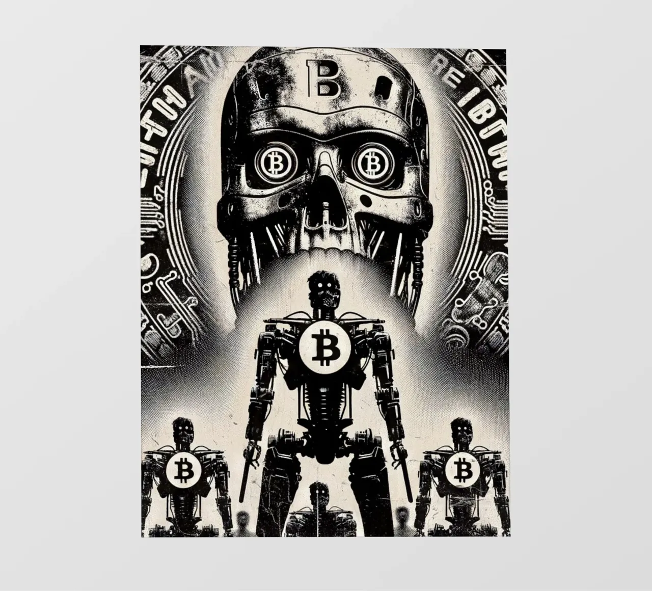 T2000_X1_BTC pellicola backlit da Crypto_Jungle
