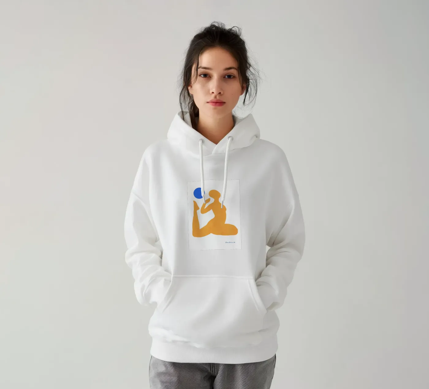 Patchwork Glow hoodie van Mike Leymi