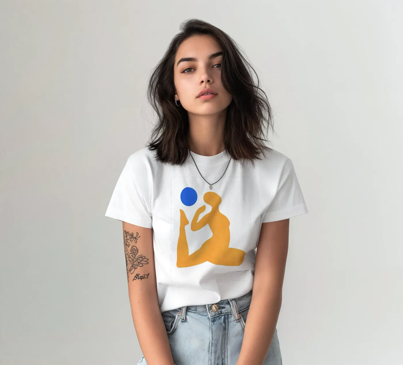 Patchwork Glow t-shirt da Mike Leymi