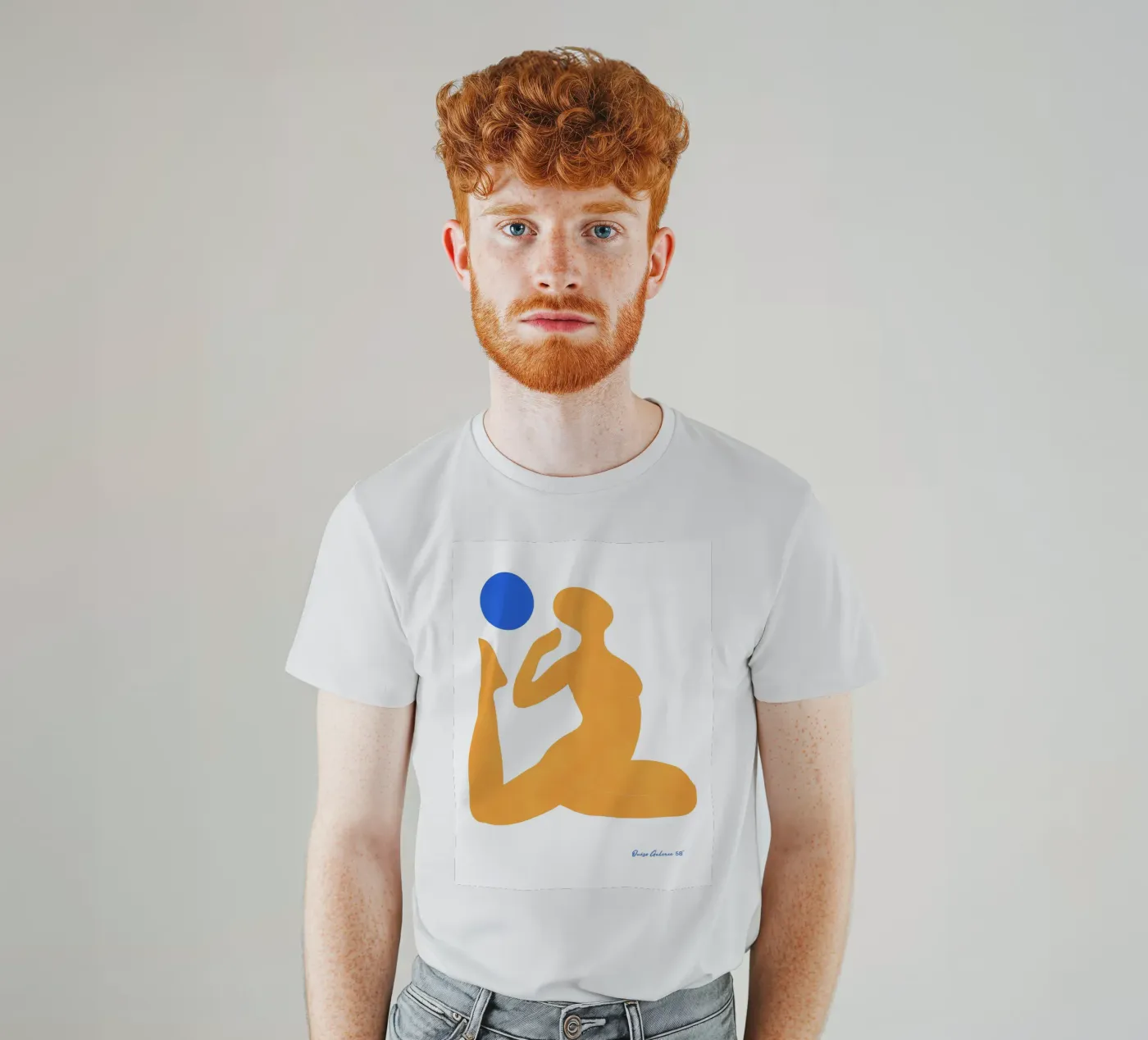 Patchwork Glow t-shirt van Mike Leymi